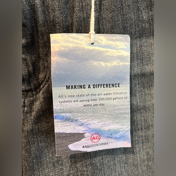 NWT AG Jeans FARRAH High-Rise Skinny Ankle Ashen Blue-Gray Stretch Size 30R - Picture 11 of 16